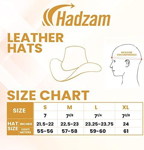 הדזאם בלוק תבואה עור קאובוי כובע לגברים נשים צורת מסוגל לתוך החוצה חזרה כובע עמיד עור כובעים לגברים | כובע מערבי